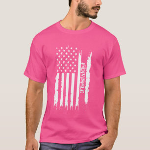 T-shirt États-Unis indivisibles pris dans le drapeau améri