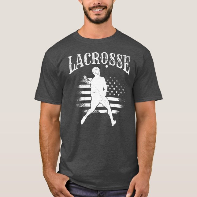 T-shirt États-Unis Lacrosse  (Devant)