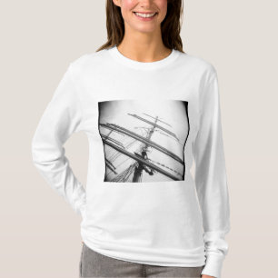T-shirt États-Unis, Massachusetts, Boston. Mâts de grand v