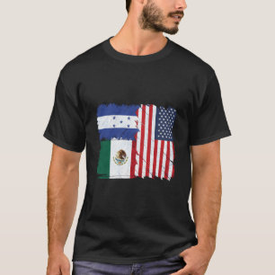 T-shirt États-Unis Mexique Honduras