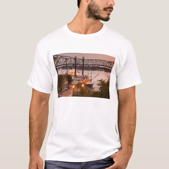 T-shirt États-Unis, Mississippi, Natchez. Natchez sous le  (Devant)