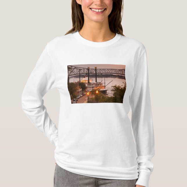 T-shirt États-Unis, Mississippi, Natchez. Natchez sous le  (Devant)