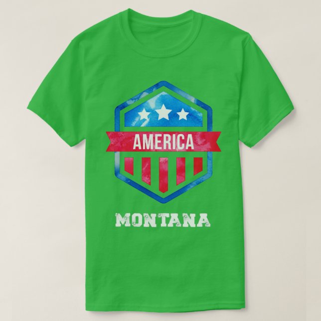 T-shirt états-unis Montana (Design devant)