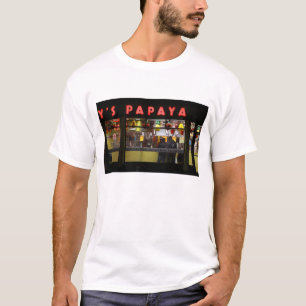 T-shirt États-Unis, New York. Gray's Papaya : fenêtre