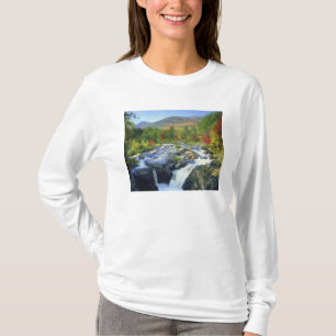T-shirt États-Unis, New York. Une cascade dans l'Adirondac