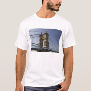 T-shirt États-Unis, Ohio, Cincinnati : Roebling Suspension