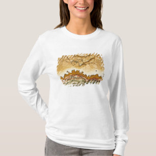 T-shirt États-Unis, Oregon, Rocky Butte. Gros plan de l'im