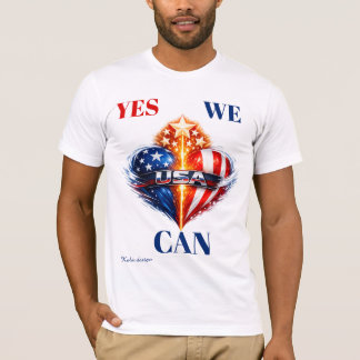 T-shirt États-Unis oui nous pouvons 