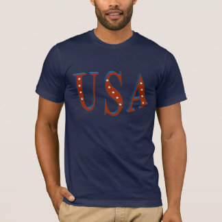 T-shirt Etats-Unis-Rouge