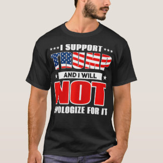 T-shirt États-Unis - soutien au drapeau Trump