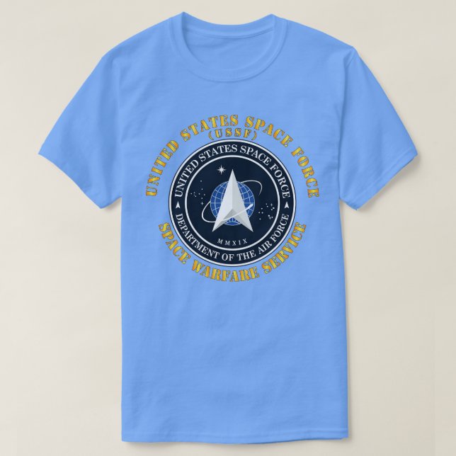 T-shirt États-Unis Space Warfare Svc (Design devant)