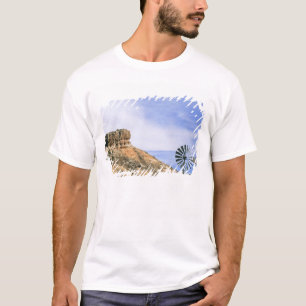 T-shirt ÉTATS-UNIS, Texas Moulin à vent et falaises de Pal