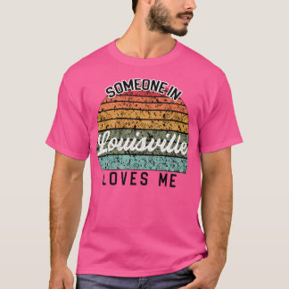 T-shirt États-Unis Travel — Quelqu'Un À Louisville Love