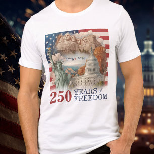 T-shirt États-Unis Vintage Semiquincentenaire de l'Amériqu