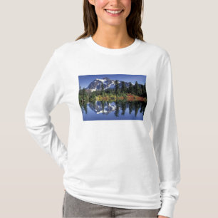 T-shirt États-Unis, WA, Heather Meadows RA. Mont Shuksan à