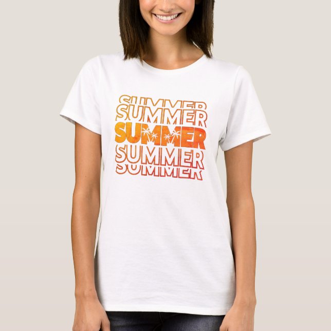 T-shirt Été (Devant)