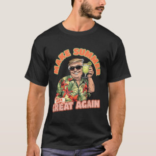 T-shirt Été 2024 La grande nouvelle Donald Trump vacances