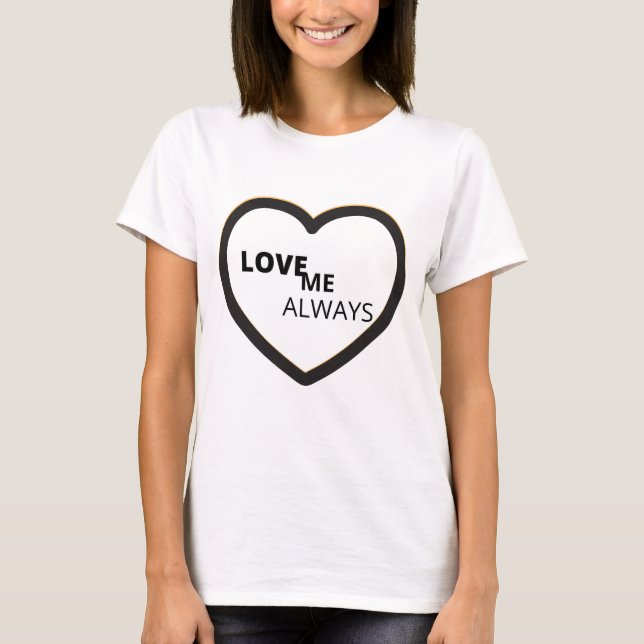 T-shirt Été Aimez-moi toujours (Devant)