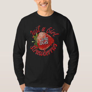 T-shirt Été Baie Rouge Nourriture Fruit Femmes Filles Frai