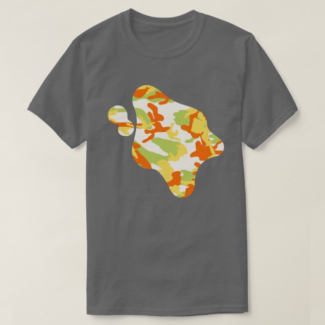 T-shirt Été Camo Motif Paint Splat (Design devant)