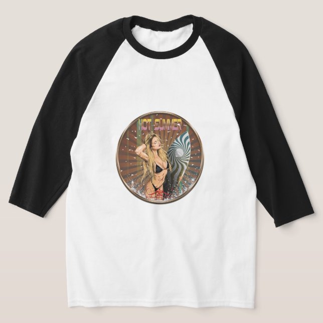 T-shirt Été chaud (Poser)