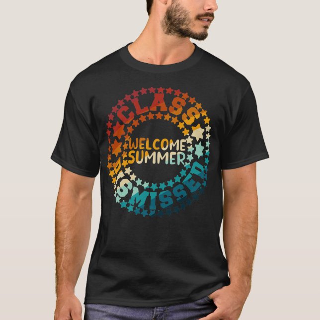 T-shirt Été d'accueil de remise de classe (Devant)