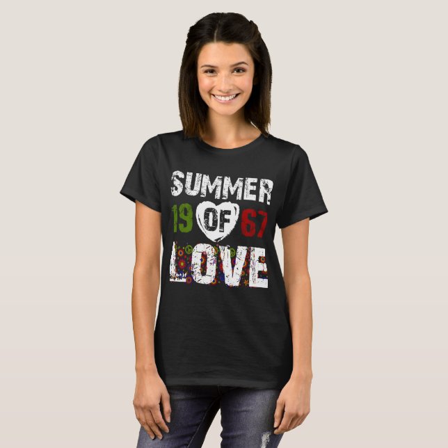 T-shirt Été de l'amour 1967 (Devant entier)