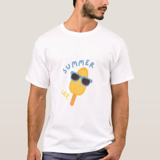 T-Shirt Été – Design Glace Cute Été
