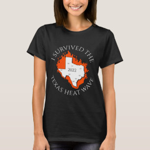 T-shirt Été du Texas j'ai survécu à la vague de chaleur du