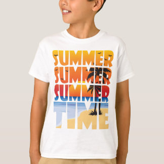 T-shirt Été Été Été Heure D'Été !