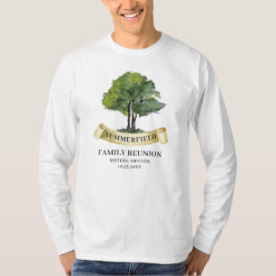 T-shirt Été Famille Réunion Arbre Correspondant Keepsaké P
