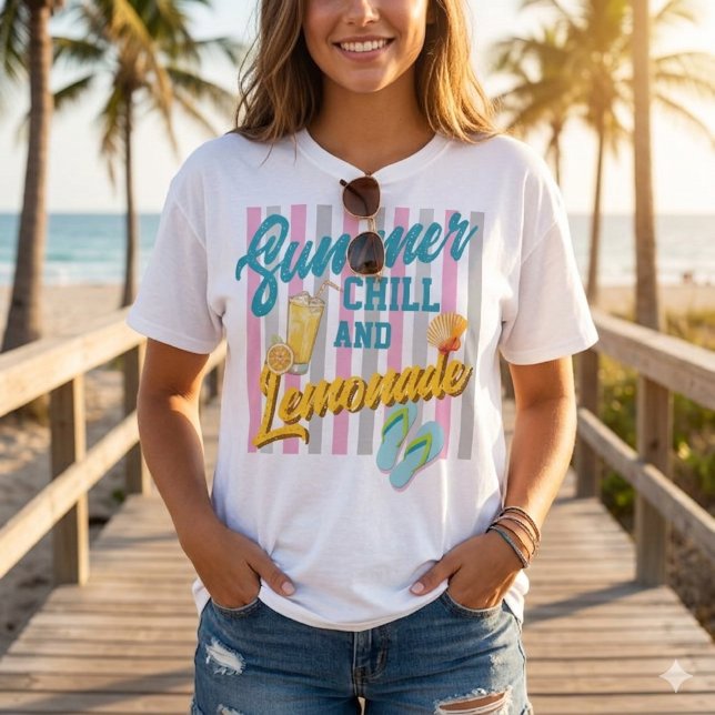 T-Shirt été frais et limonade (Créateur téléchargé)
