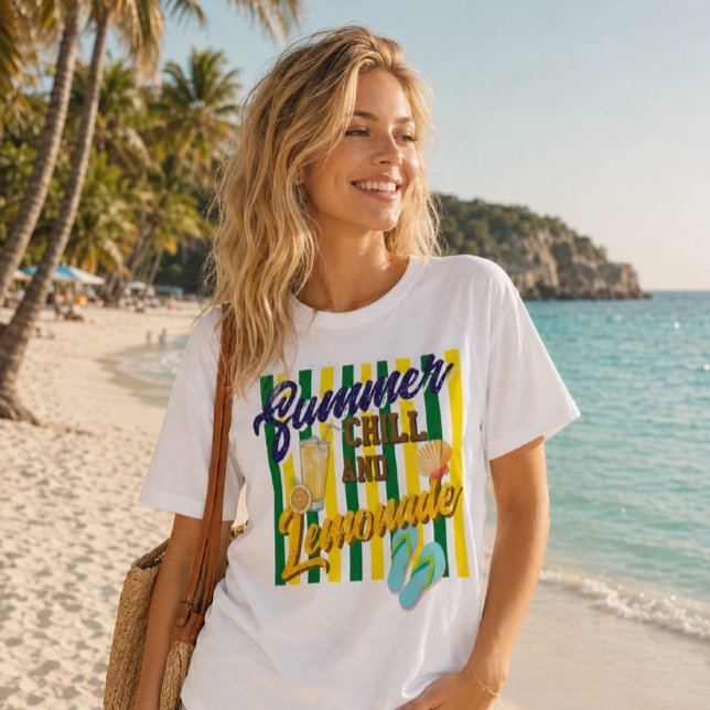 T-Shirt été frais et limonade (Créateur téléchargé)