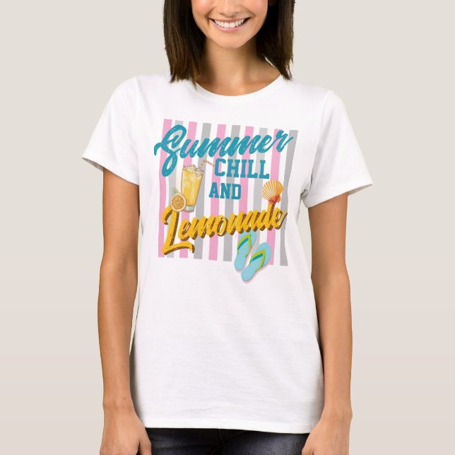 T-Shirt été frais et limonade (Devant)