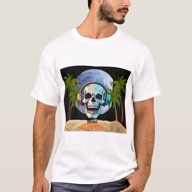 T-shirt Été gothique (Devant)