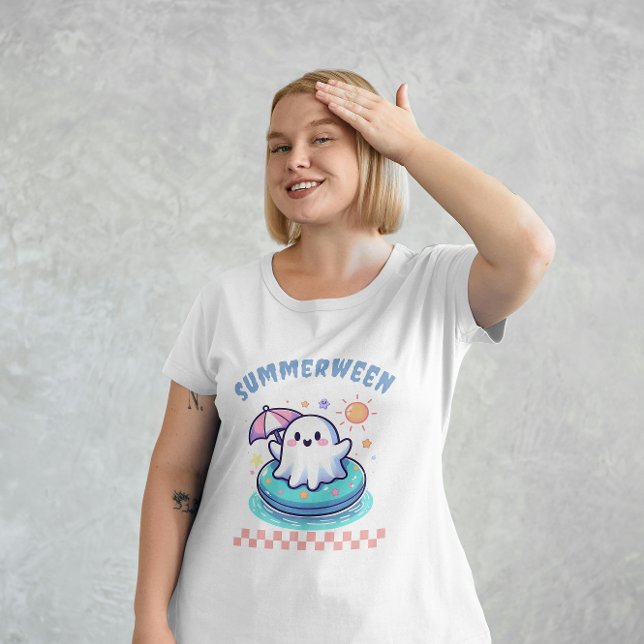 T-shirt Eté Halloween vacances Pastel Ghost (Créateur téléchargé)