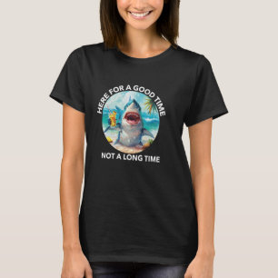 T-shirt Été Hilarié Requin Aloha Jawsome Amusement sur Haw