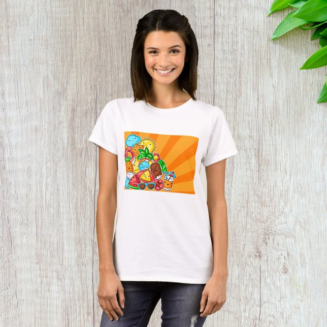 T-shirt Été Kawaii (Créateur téléchargé)