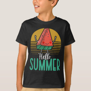 T-shirt Eté Kawaii Watermelon