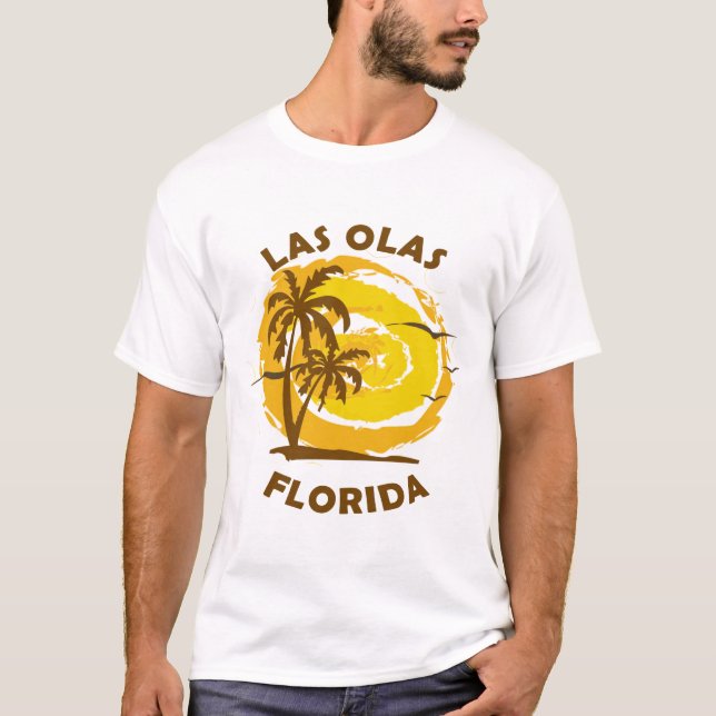 T-shirt Été las olas - floride (Devant)