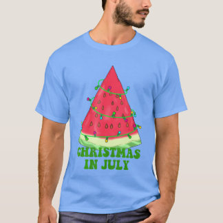 T-shirt Été Noël Juillet À Noël En Juillet Melon r
