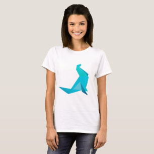 T-shirt été Phoque en origami
