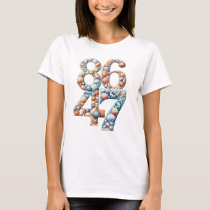 T-SHIRT ÉTÉ SAISONNIER 8647 NUMÉROS ANTI TRUMP