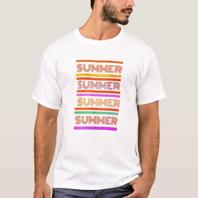 T-shirt "Été sans fin"  (Devant)