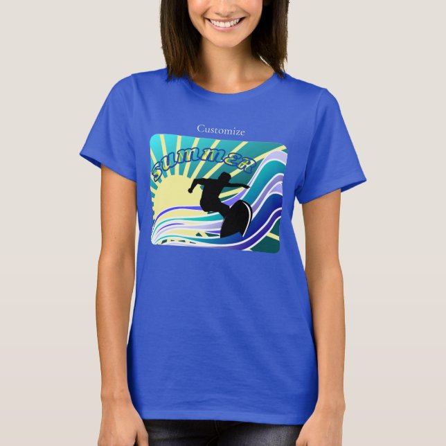 T-shirt Été Surf Fun Thunder_Cove (Devant)
