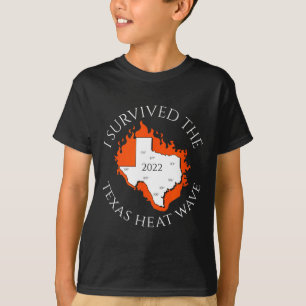 T-shirt Été texan j'ai survécu à la vague de chaleur texan