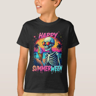 T-shirt Été Watermelon Jack-o-lanterne Joyeux été Summerwe