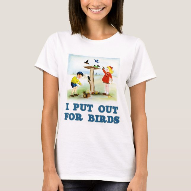 T-shirt Éteignez pour des oiseaux (les enfants) (Devant)