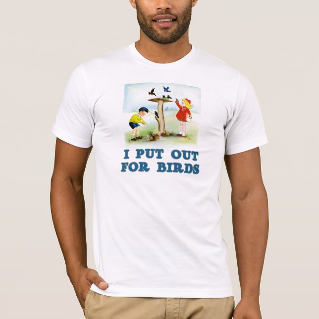 T-shirt Éteignez pour des oiseaux (les enfants) (Devant)
