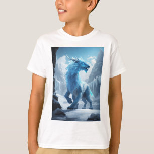 T-shirt Eternal Ember Elegance : Dragon Print Delight"